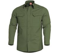 Pentagon Plato Tactical Shirt Mens Long Sleeve Work Security Uniform Camo Green