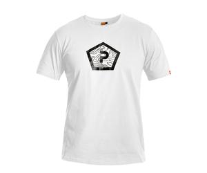 Pentagon Shape T-Shirt - White