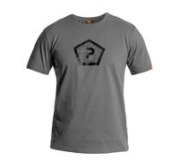 Pentagon Shape T-Shirt - Wolf Grey