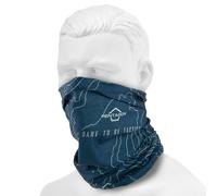 Pentagon Skiron Topographic Map Protective Scarf Raf Blue