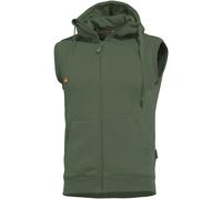 Pentagon Thespis Sweater Vest Classic Mens Hooded Sleeveless Police Camo Green