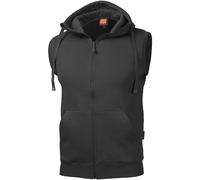 PENTAGON THESPIS SWEATER VEST CLASSIC MENS HOODED SLEEVELESS POLICE JUMPER BLACK