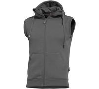 Pentagon Thespis Sweater Vest Hood Jumper Sleeveless Mens Warm Jacket Wolf Grey