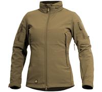 Pentagon Women's Artaxes Jacket Hiking Softshell Hooded Tactical Coat Coyote
