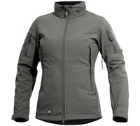 Pentagon Women's Artaxes Jacket Hiking Softshell Hooded Tactical Coat Wolf Grey