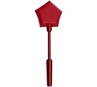 Pentagonal Contactless Payment Wand, Red 3D Printed NFC Card Kit Shell Model Figure Toy, PLA Material, 14.37 x 6.46 x 1.10 in, For Quick Checkout, Trending Viral