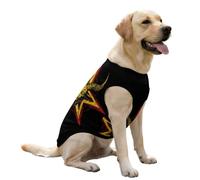 Pentagram Baphomet Goat Demon Dog Shirt Summer Tank Top Sleeveless Cooling Pet Clothes for Large Puppy