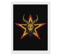 Pentagram Baphomet Goat Demon Funny Adult Diamond Art Painting Kits Personalised Drill Craft Picture Wall Decor