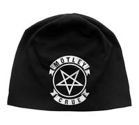 Pentagram Beanie Motley Crue Black One Size