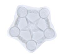 Pentagram Candlestick Silicone Mould for Handmade Candle Making