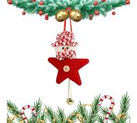 Pentagram Christmas Decoration, Pentagram Christmas Decoration, Star Winter Pendant with Bell and Christmas Element, Christmas Decoration Props, Pentagram Pendant for Christmas Decoration in the Inn