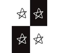 Pentagram Classic Black & White Journal: Blank Lined Notebook | for Witches, Wiccans, Druids & Spiritual People | for Witchcraft, Rituals & Spells | 6x9