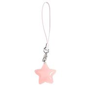 Pentagram Crystal Beads Tassel Charm Lobster Clasp Pendant Tag Keychain Necklace Colorful Pentagram Keychain for Jewelry Making, フリーサイズ