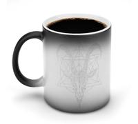 Pentagram Devil Baphomet Goat Funny Color Changing Mug 12 Oz Ceramic Coffee Cup