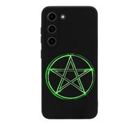 Pentagram Glow In Dark Novelty Phone Cases Compatible With Galaxy S23/Plus/Ultra Slim TPU Protective Cover Case Printed Protector