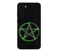 Pentagram Glow In Dark Novelty Phone Cases Compatible With Galaxy S23/Plus/Ultra Slim TPU Protective Cover Case Printed Protector