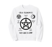 Pentagram Hecate Wheel Wicca Spirit over Matter Witchcraft Sweatshirt