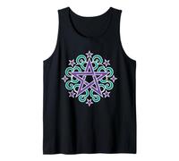 Pentagram Mandala Celtic Swirl Wiccan Pagan Tank Top