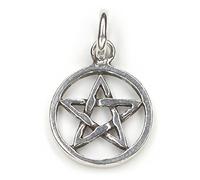 Pentagram Pendant 925 Sterling Silver Jewellery, Measure: 1.6cm in the Length