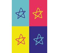 Pentagram Pop Art Notebook: Blank Lined Journal for Modern Witches, Wiccans, Pagans, Druids & Mages