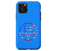 pentagram star american flag patriotic red white blue stars Case for iPhone 11 Pro