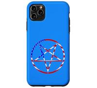 pentagram star american flag patriotic red white blue stars Case for iPhone 11 Pro Max