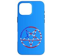 pentagram star american flag patriotic red white blue stars Case for iPhone 16 Pro Max