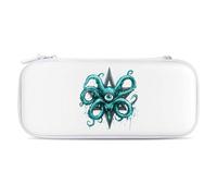 Pentagram Tentacles Eye Storage Bag Compatible with Switch Portable Carrying Case Protector Bags with 15 Games Accessories