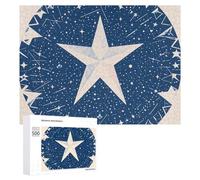 Pentagram Universe Puzzle for Adults Wooden Jigsaw Puzzle for Mother's Day Premium Puzzle with Unique Art Design Challenging Brain Teaser Birthday Gift for All Ages 500 PCS