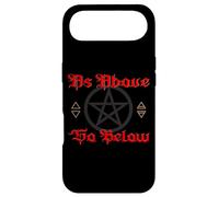 Pentagram Wicca Elements as Above so Below Witchcraft Gothic Case for iPhone Air