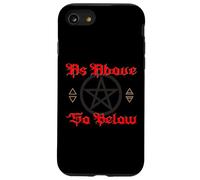 Pentagram Wicca Elements as Above so Below Witchcraft Gothic Case for iPhone SE (2020) / 7/8