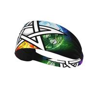 Pentagram Wicca Pentacle Celts Unisex Hairband Non-Slip Head Bands Breathable Sweat Bands For Running Fitness Outdoor Activities