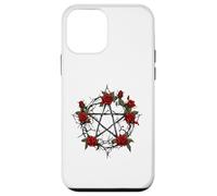 Pentagram with 5 elements with roses gothic occult Pentagram Case for iPhone 12 mini