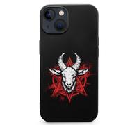 Pentagram with Demon Baphomet Satanic Goat Cell Phone Basic Cases Classic Protection Compatible with iPhone 13 Mini/13/13 Pro/13 Pro Max