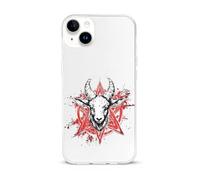Pentagram with Demon Baphomet Satanic Goat Cell Phone Basic Cases Classic Protection Compatible with iPhone 15/15 Plus/15 Pro/15 Pro Max