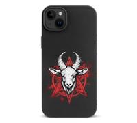 Pentagram with Demon Baphomet Satanic Goat Cell Phone Basic Cases Classic Protection Compatible with iPhone 15/15 Plus/15 Pro/15 Pro Max