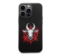 Pentagram with Demon Baphomet Satanic Goat Cell Phone Basic Cases Classic Protection Compatible with iPhone 13 Mini/13/13 Pro/13 Pro Max