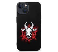 Pentagram with Demon Baphomet Satanic Goat Cell Phone Basic Cases Classic Protection Compatible with iPhone 13 Mini/13/13 Pro/13 Pro Max