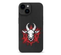 Pentagram with Demon Baphomet Satanic Goat Cell Phone Basic Cases Classic Protection Compatible with iPhone 15/15 Plus/15 Pro/15 Pro Max