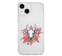 Pentagram with Demon Baphomet Satanic Goat Cell Phone Basic Cases Classic Protection Compatible with iPhone 13 Mini/13/13 Pro/13 Pro Max