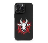 Pentagram with Demon Baphomet Satanic Goat Cell Phone Basic Cases Classic Protection Compatible with iPhone 15/15 Plus/15 Pro/15 Pro Max