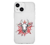 Pentagram with Demon Baphomet Satanic Goat Cell Phone Basic Cases Classic Protection Compatible with iPhone 13 Mini/13/13 Pro/13 Pro Max