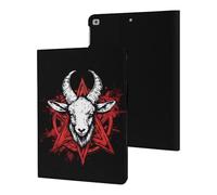 Pentagram with Demon Baphomet Satanic Goat Compatible with iPad Protective Case ipad 2017/2018/Air1/Air2 (9.7in)