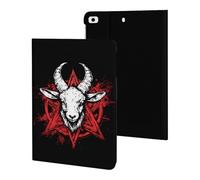 Pentagram with Demon Baphomet Satanic Goat Compatible with iPad Protective Case ipad Mini 1/2/3/4/5 (7.9in)