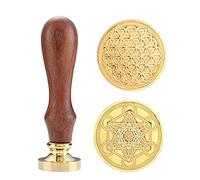 Pentagramtree Sacred Geometry Stamp - Brass, Seal Stamp, Clear