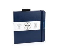 Pentalic 5.5" x 5.5" Aqua Journal, Watercolor, 48 Pages, Blue