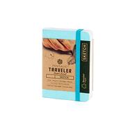 Pentalic Art Traveler Pocket Journal Sketch Book, 4" x 3", Turquoise