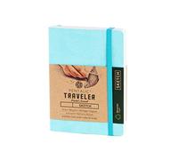 Pentalic Traveler Pocket Journal Sketch, 6" x 4", Turquoise