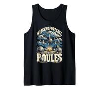 Pentanque Weekend Forecast Boules Tank Top