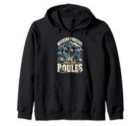 Pentanque Weekend Forecast Boules Zip Hoodie